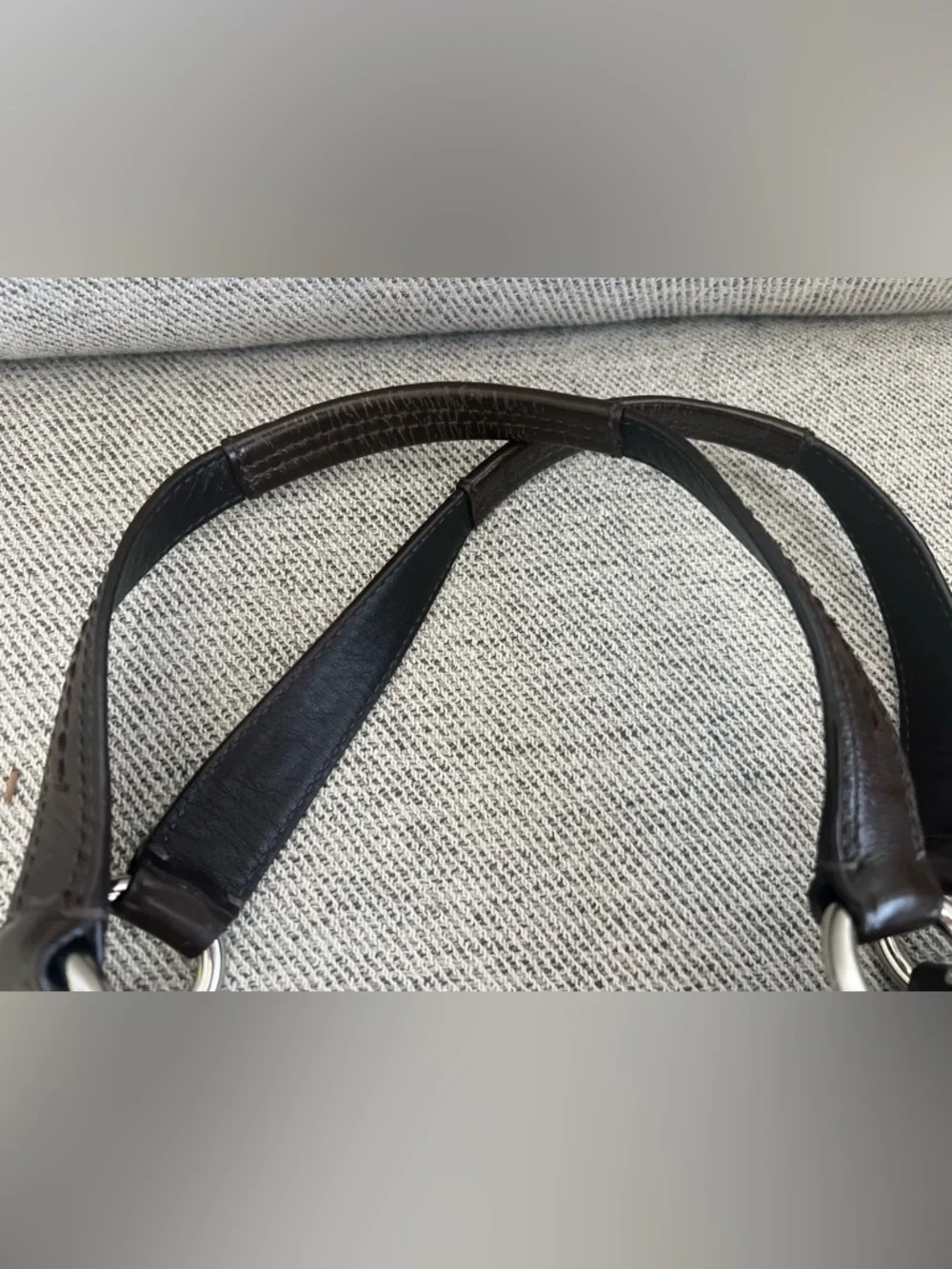 Coach y2k vintage Signature Soho Lynn Hobo Shoulder Bag F17094 Brown - Picture 5 of 15